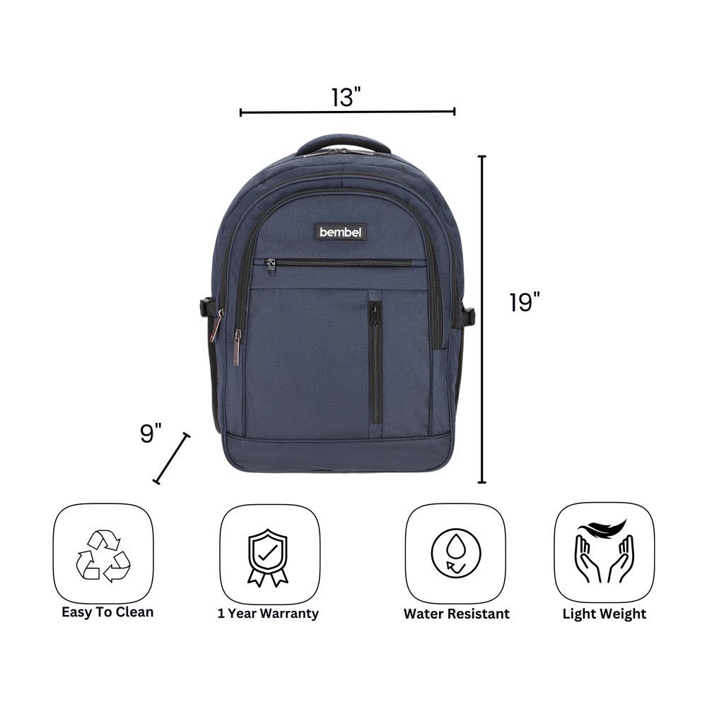 Bembel 19 Inch Basic 2.0 School Bag, For 5-8 Grade, 36 Liters, Navy Blue, 100254 - Image 5