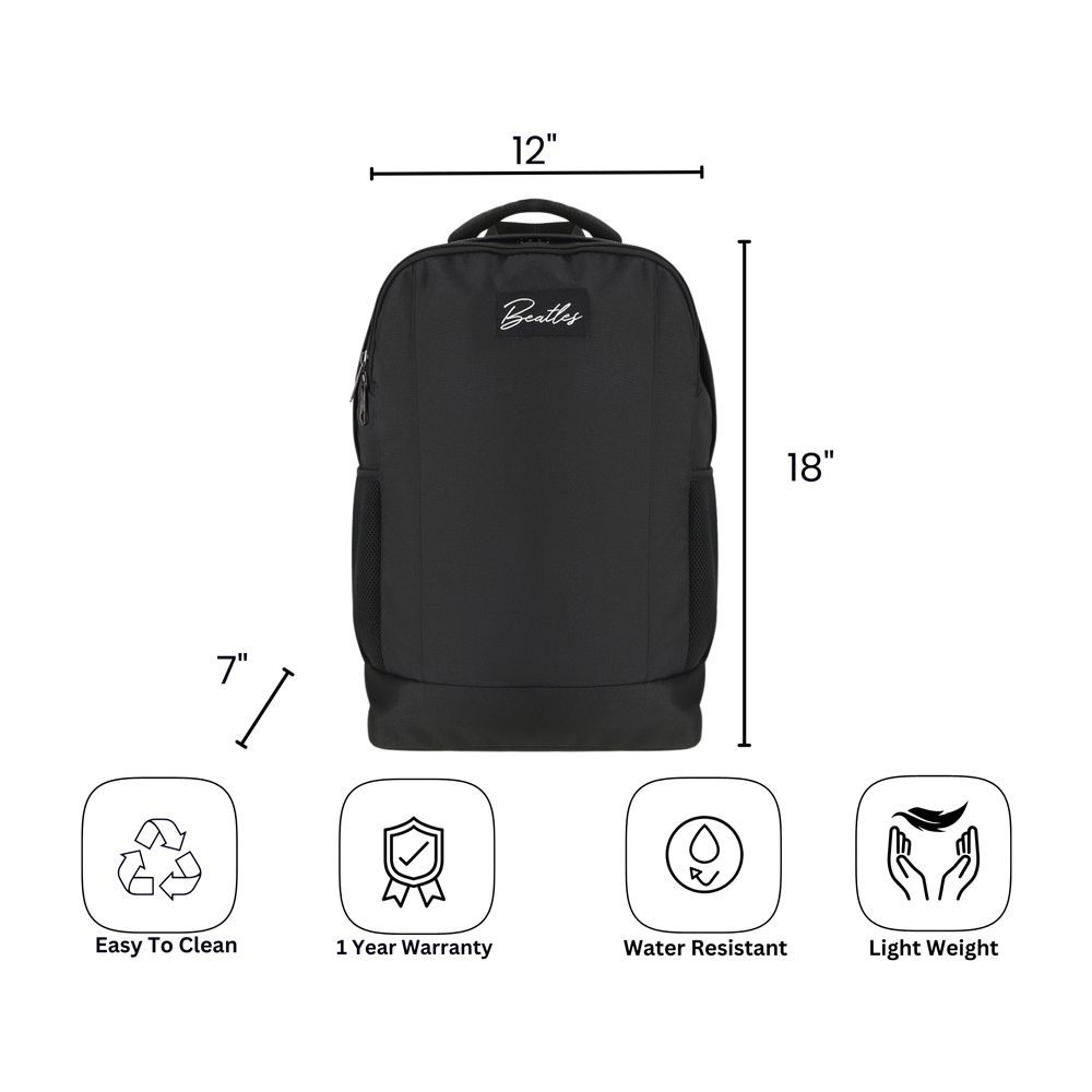 Bembel 18 Inch Inbound Backpack, For College/University, 25 Liters, Black, 100255 - Image 6