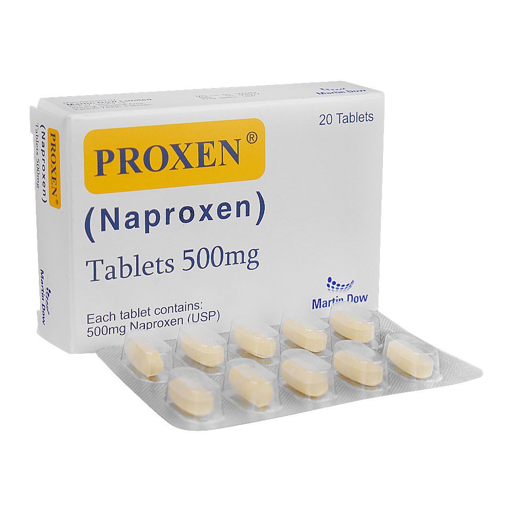 Proxen Tablets Box, 500mg - Main Image