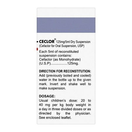 AGP Pharma Ceclor Suspension, 125mg/5ml, 60ml - Image 4