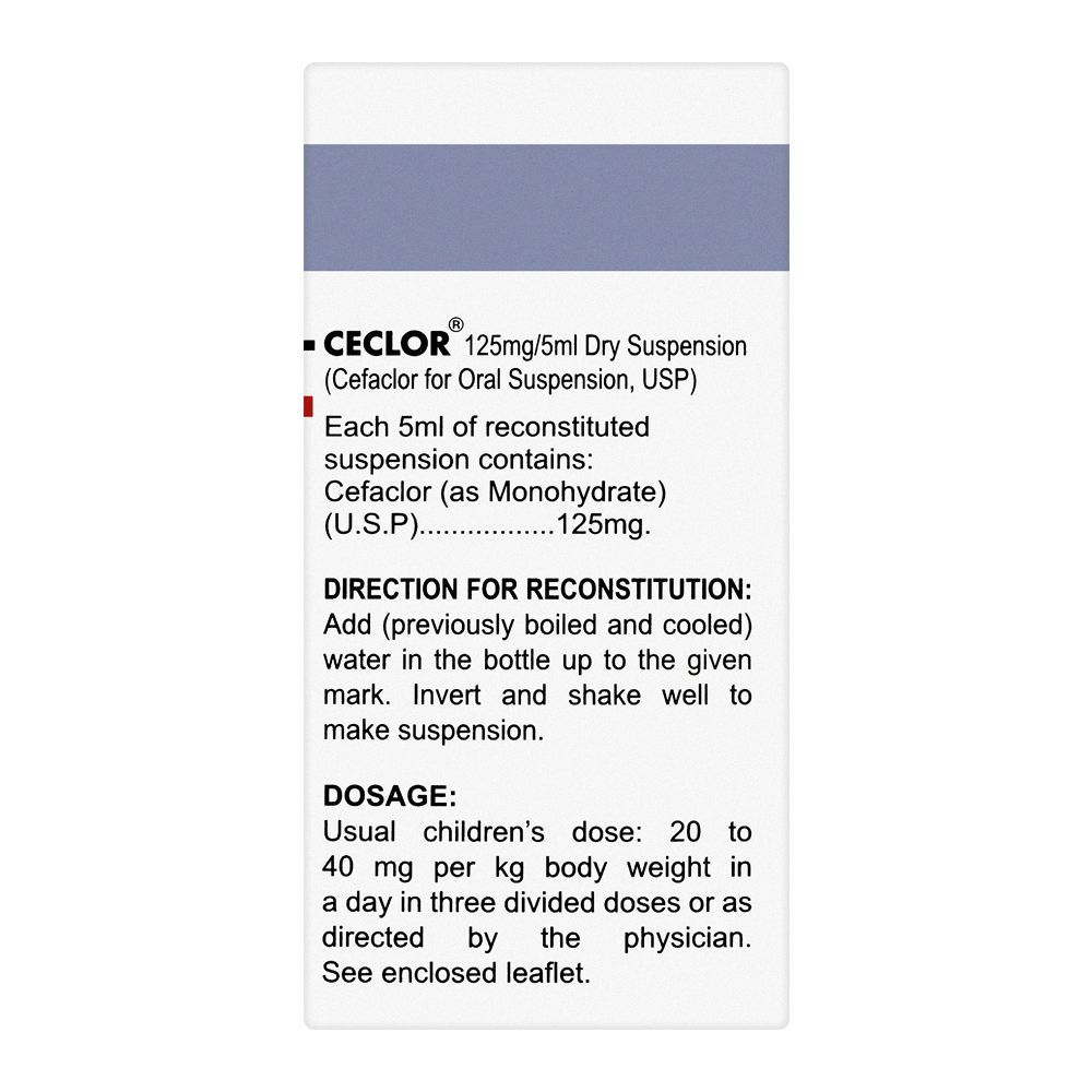 AGP Pharma Ceclor Suspension, 125mg/5ml, 60ml - Image 4