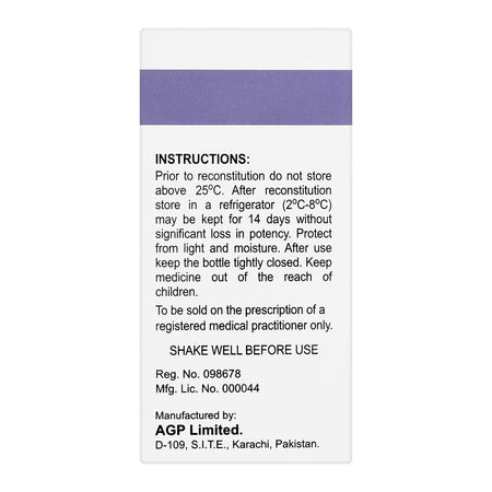 AGP Pharma Ceclor Suspension, 250mg/5ml, 60ml - Image 2
