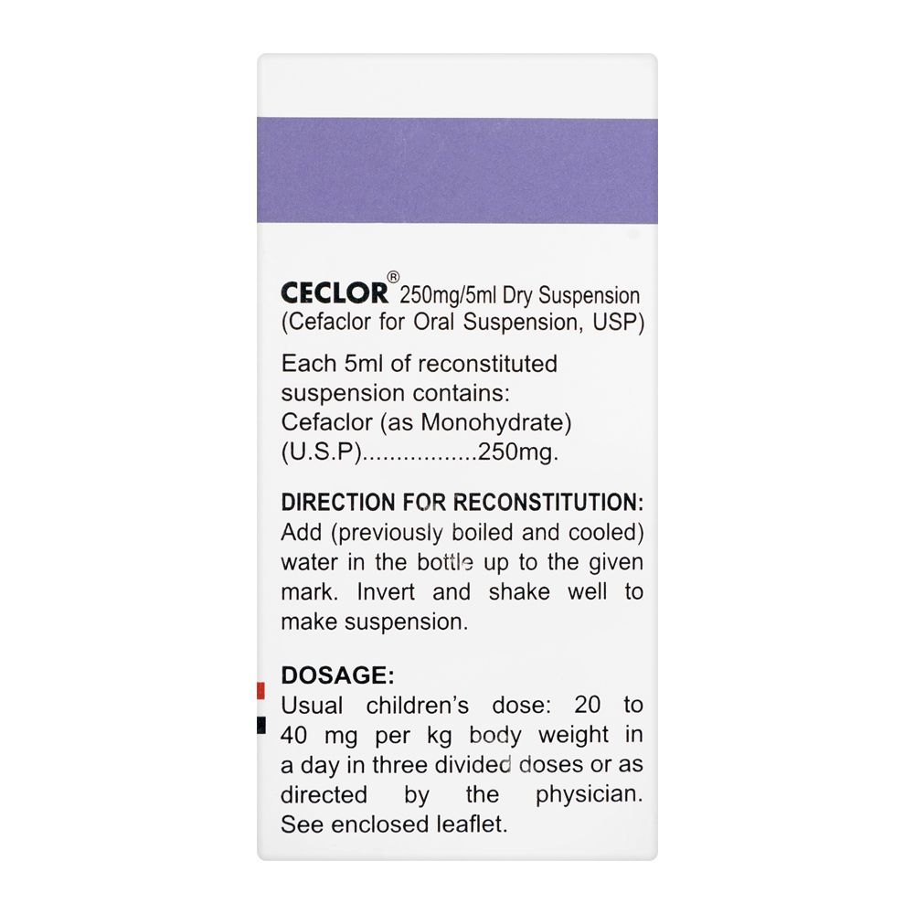 AGP Pharma Ceclor Suspension, 250mg/5ml, 60ml - Image 4