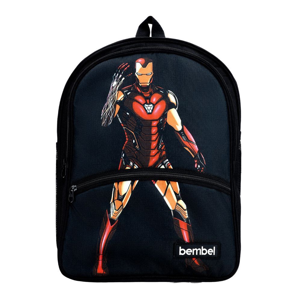 Bembel 14 Inch Kids School Bag, For Nursery-KG, 11 Liters, Iron Man, 100268 - Main Image