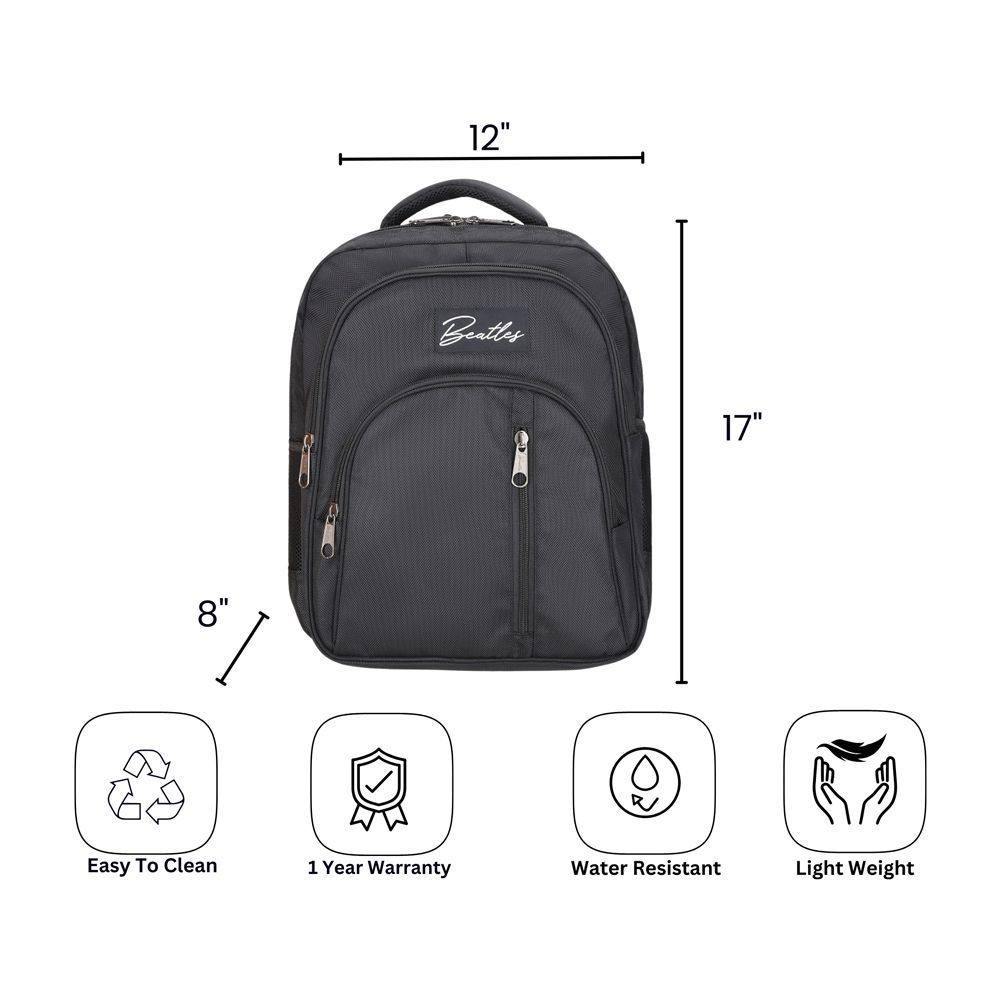 Bembel 17 Inch Classic 2.0 School Bag, For 2-4 Grade, 27 Liters, Black, 100271 - Image 5