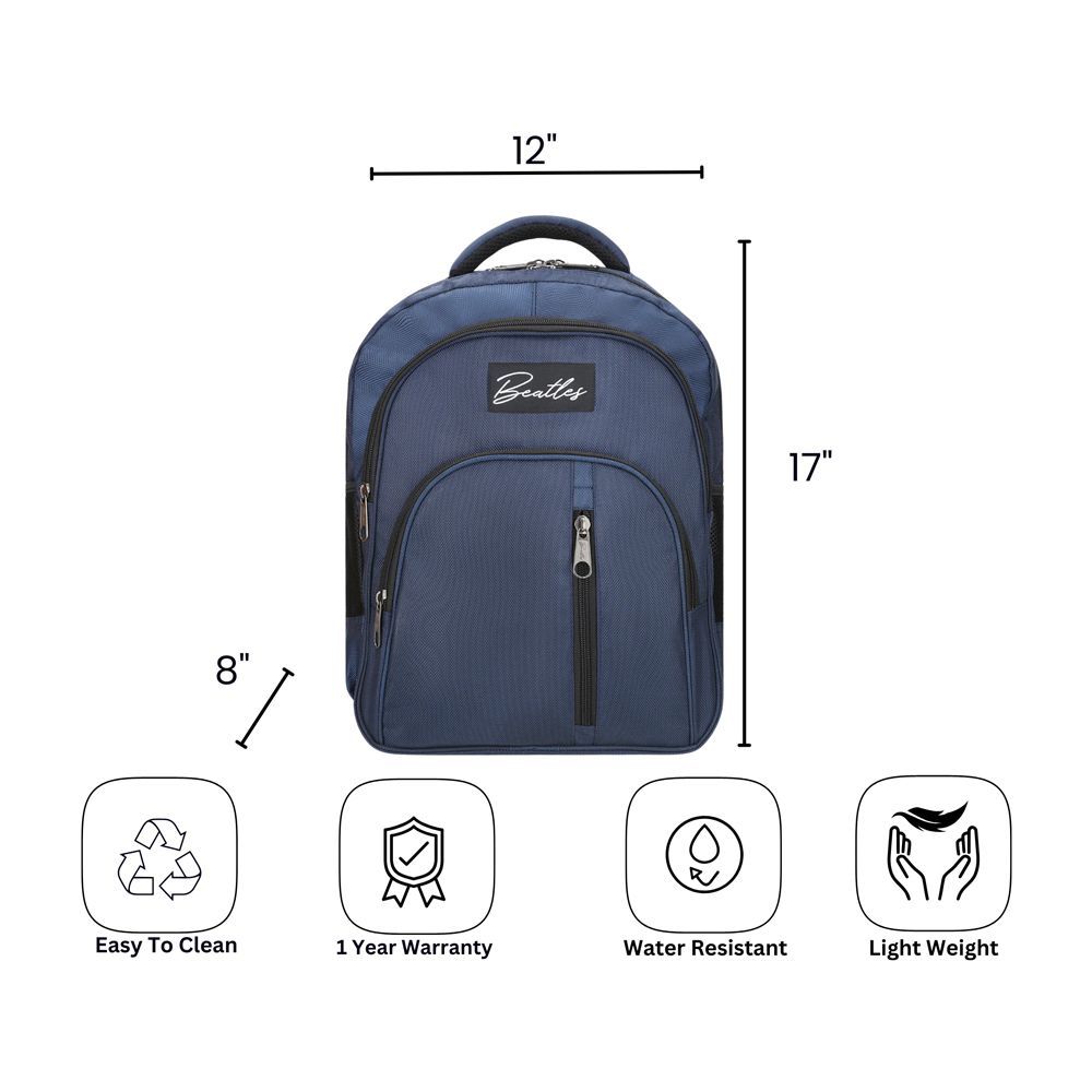 Bembel 17 Inch Classic 2.0 School Bag, For 2-4 Grade, 27 Liters, Navy Blue, 100272 - Image 5