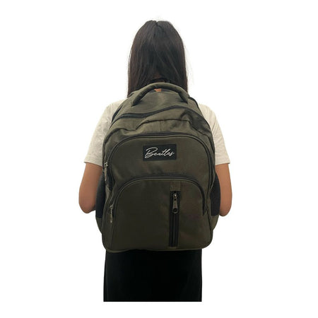 Bembel 17 Inch Classic 2.0 School Bag, For 2-4 Grade, 27 Liters, Army Green, 100273 - Image 6
