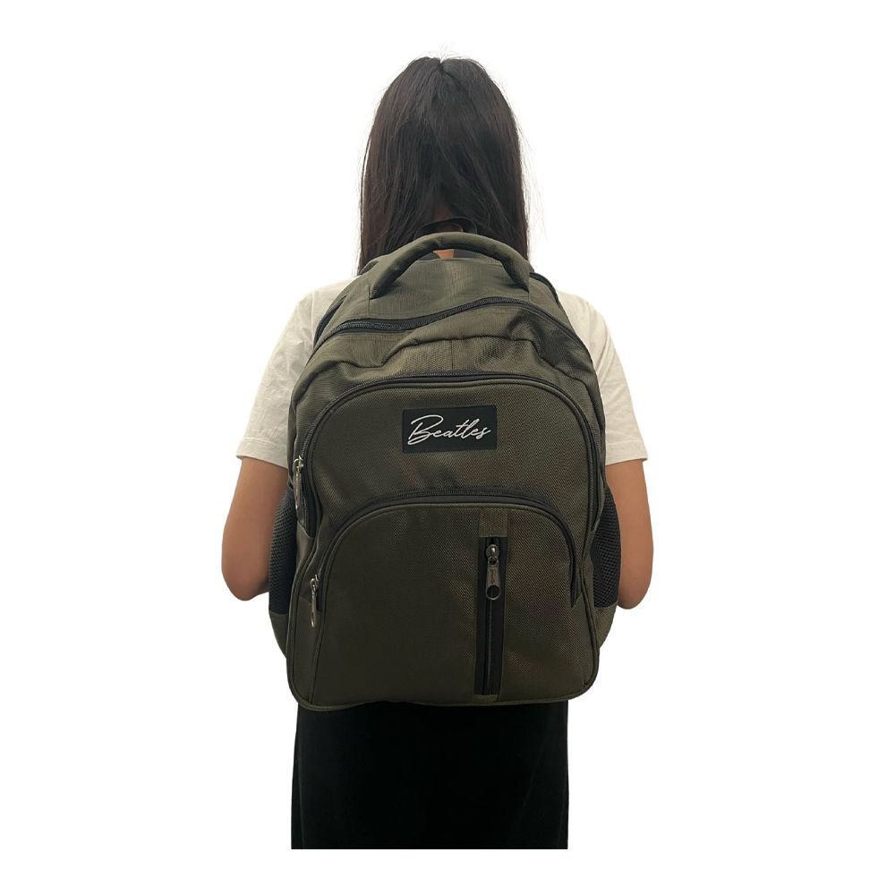 Bembel 17 Inch Classic 2.0 School Bag, For 2-4 Grade, 27 Liters, Army Green, 100273 - Image 6