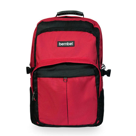 Bembel 20 Inch Scool Backpack-Prime, For 5-8 Grade, 38 Liters, Red & Black, 100278 - Main Image
