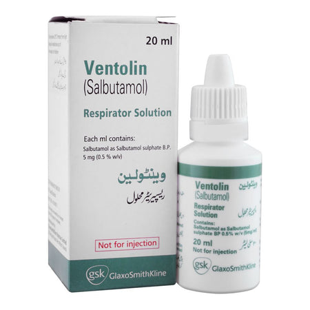 GSK Ventolin Respirator Solution, 20ml - Main Image