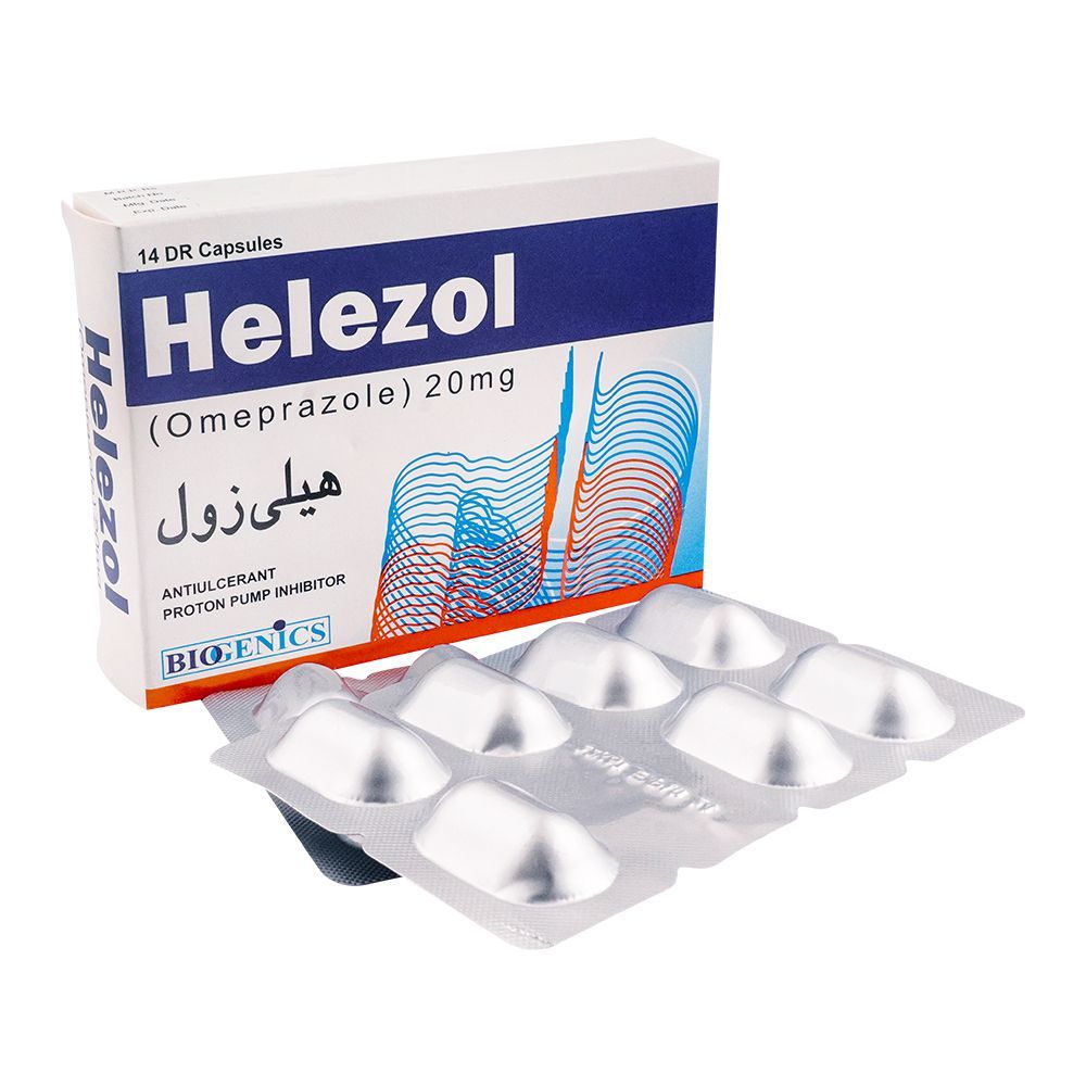 Biogenics Helezol Capsule, 20mg, 14-Pack - Main Image