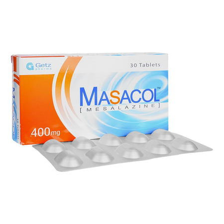 Getz Pharma Masacol Tablets, 30 Tablets - Main Image