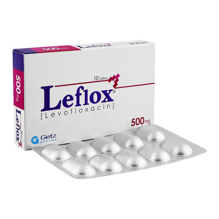 Getz Pharma Leflox Tablet, 500mg, 10-Pack - Main Image
