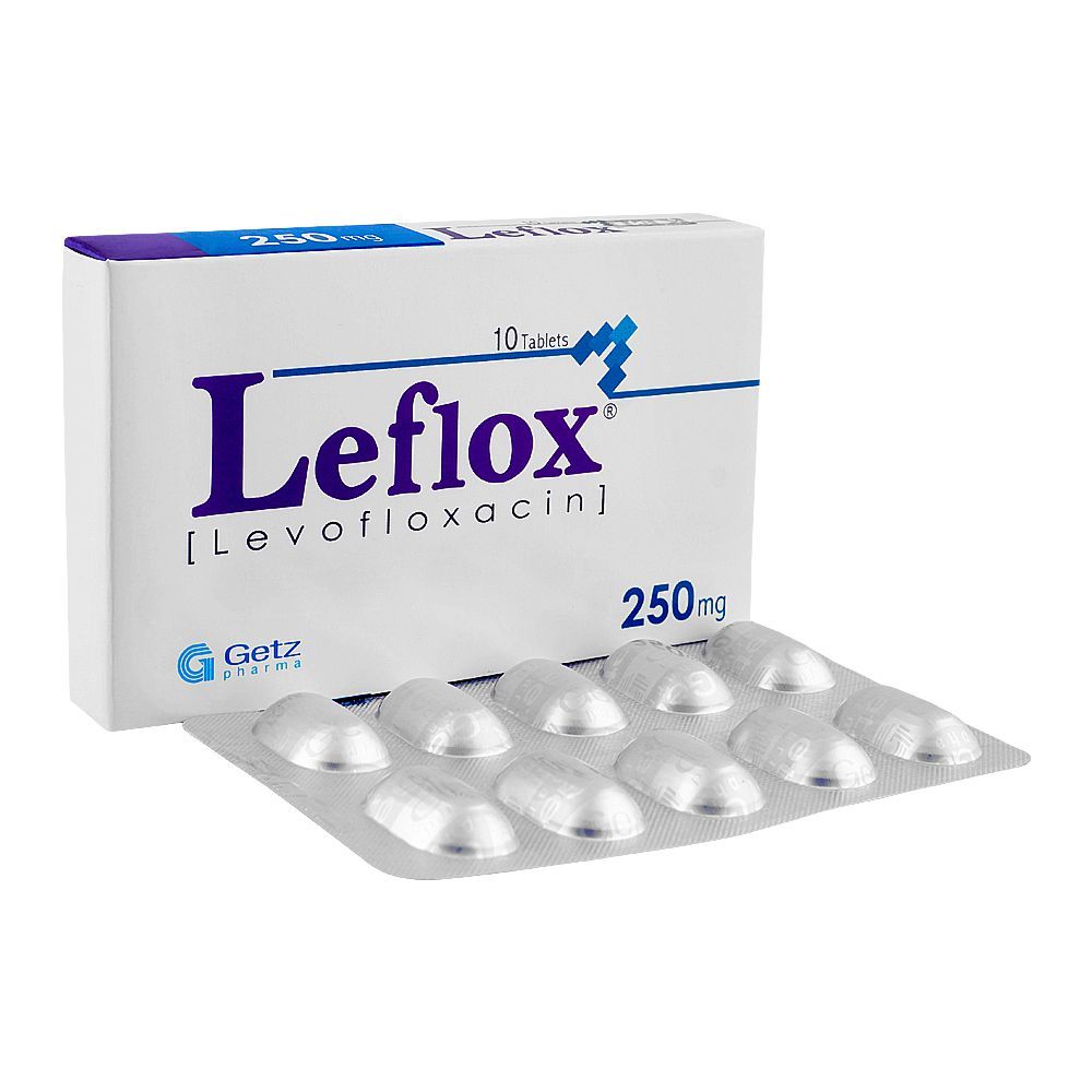 Getz Pharma Leflox Tablet, 250mg, 10-Pack - Main Image