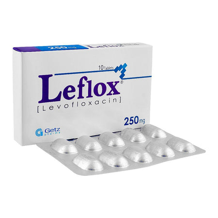 Getz Pharma Leflox Tablet, 250mg, 10-Pack - Main Image