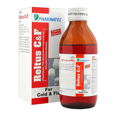 Pharmatec Reltus C&F Syrup, 100ml - Main Image