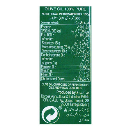 Borges Pure Olive Massage Oil Tin, 100ml - Image 4