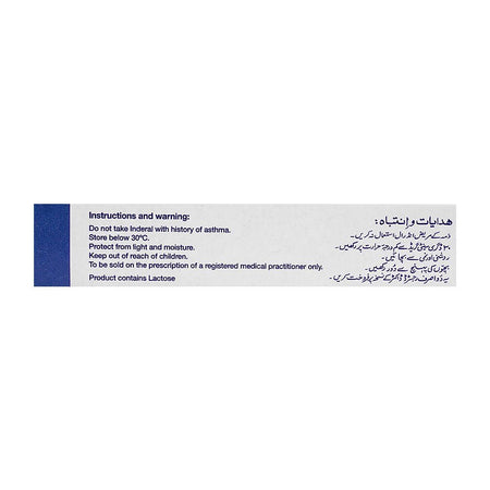 ICI Pharmaceuticals Inderal Tablet, 40mg, 50-Pack - Image 4