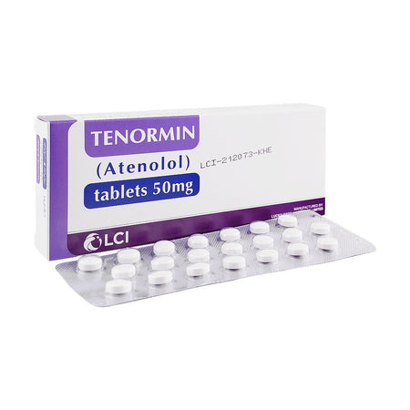 ICI Pakistan Tenormin Tablet, 50mg, 14-Pack - Main Image