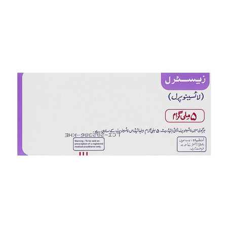 ICI Pharmaceuticals Zestril Tablet, 5mg, 14-Pack - Image 2