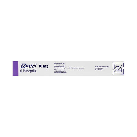 ICI Pharmaceuticals Zestril Tablet, 10mg, 14-Pack - Image 3