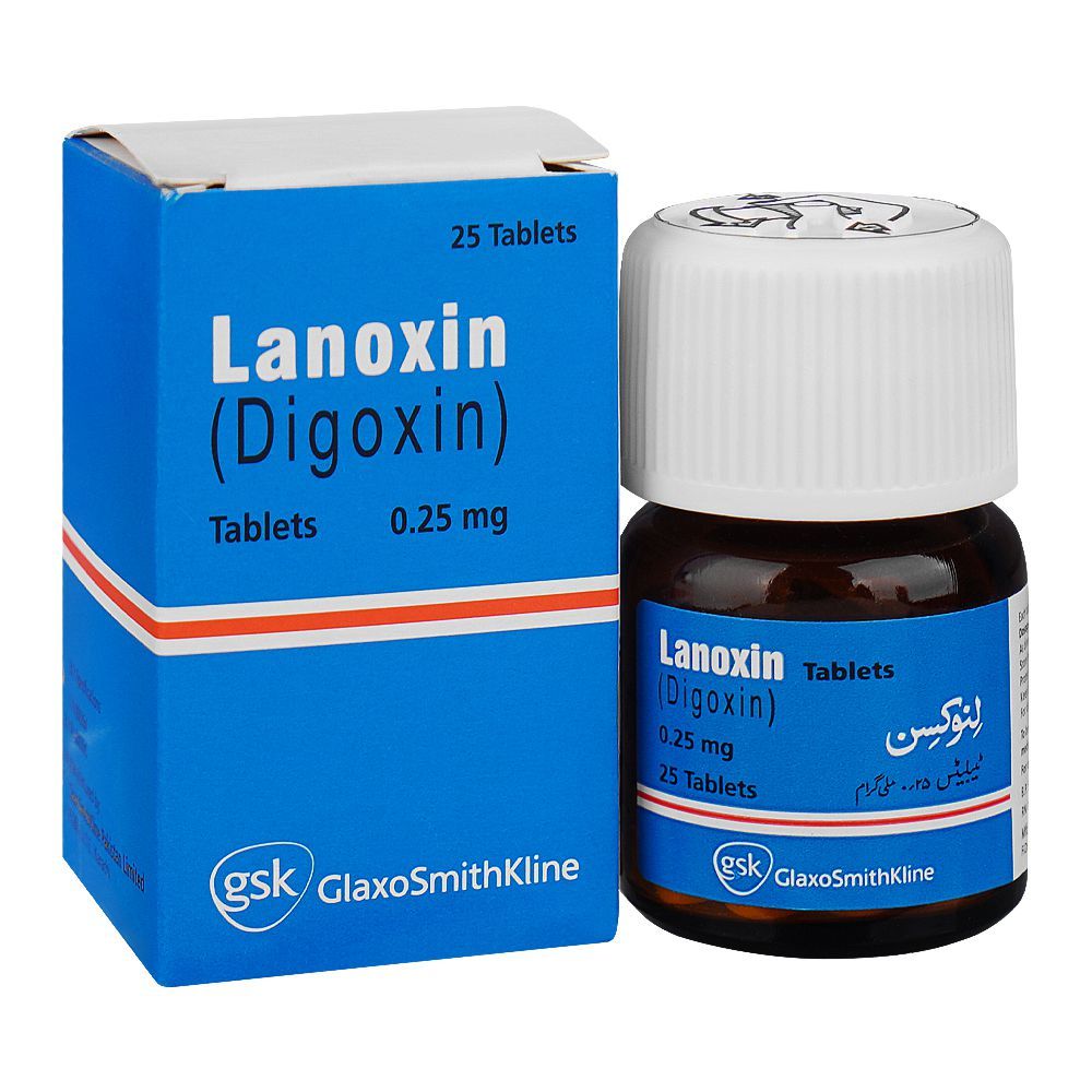 Lanoxin Tablets Box, 0.25mg - Main Image