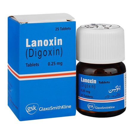 Lanoxin Tablets Box, 0.25mg - Main Image