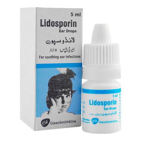 GSK Lidosporin Ear Drop, 5ml - Main Image