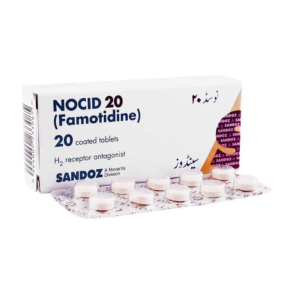 Novartis Pharmaceuticals Nocid Tablet, 20mg, 20-Pack - Main Image