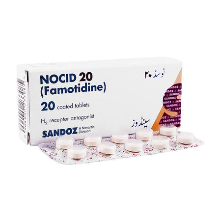 Novartis Pharmaceuticals Nocid Tablet, 20mg, 20-Pack - Main Image