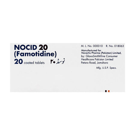 Novartis Pharmaceuticals Nocid Tablet, 20mg, 20-Pack - Image 2
