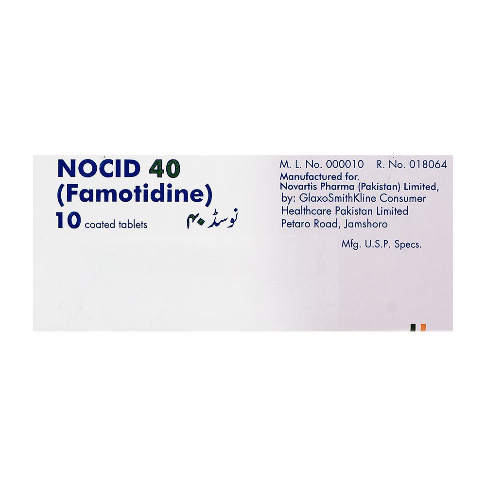 Novartis Pharmaceuticals Nocid Tablet, 40mg, 10-Pack - Image 2