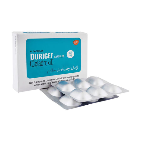 GSK Duricef Capsule, 500mg, 1-Strip - Main Image