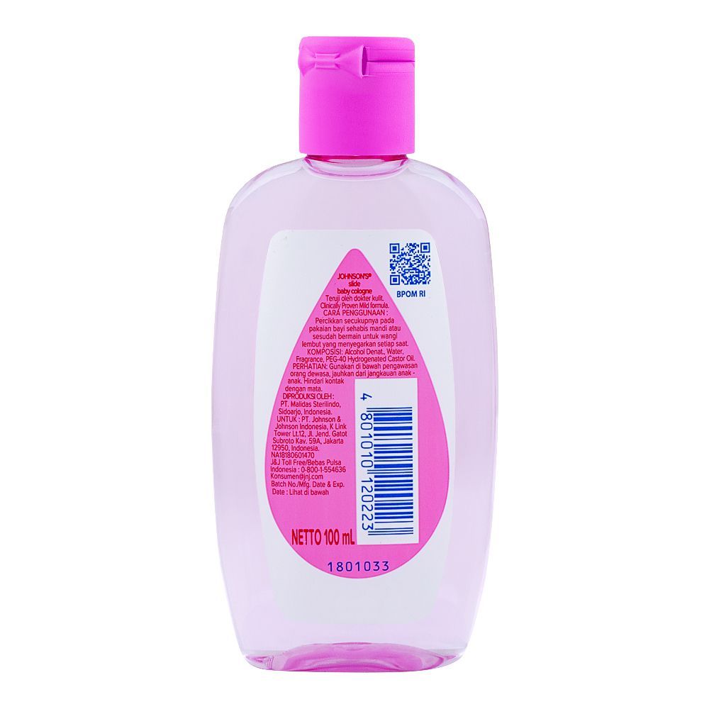Johnson's Slide Baby Cologne, 100ml - Image 2