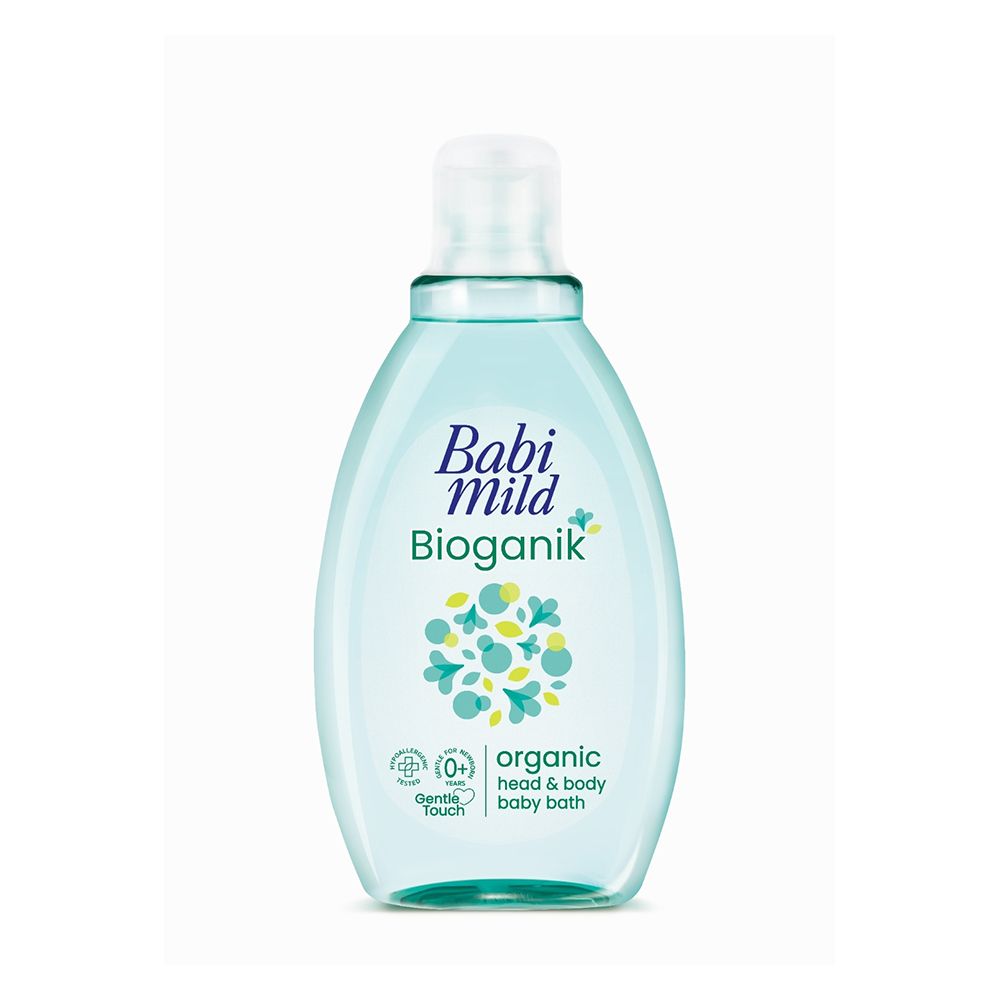 Babi Mild Bioganik Organic Head & Body Baby Bath Wash, 180ml - Main Image