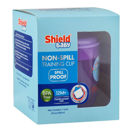 Shield Baby Non-Spill Training Cup, For 12+ Months, 180ml, Assorted Colour - Image 3