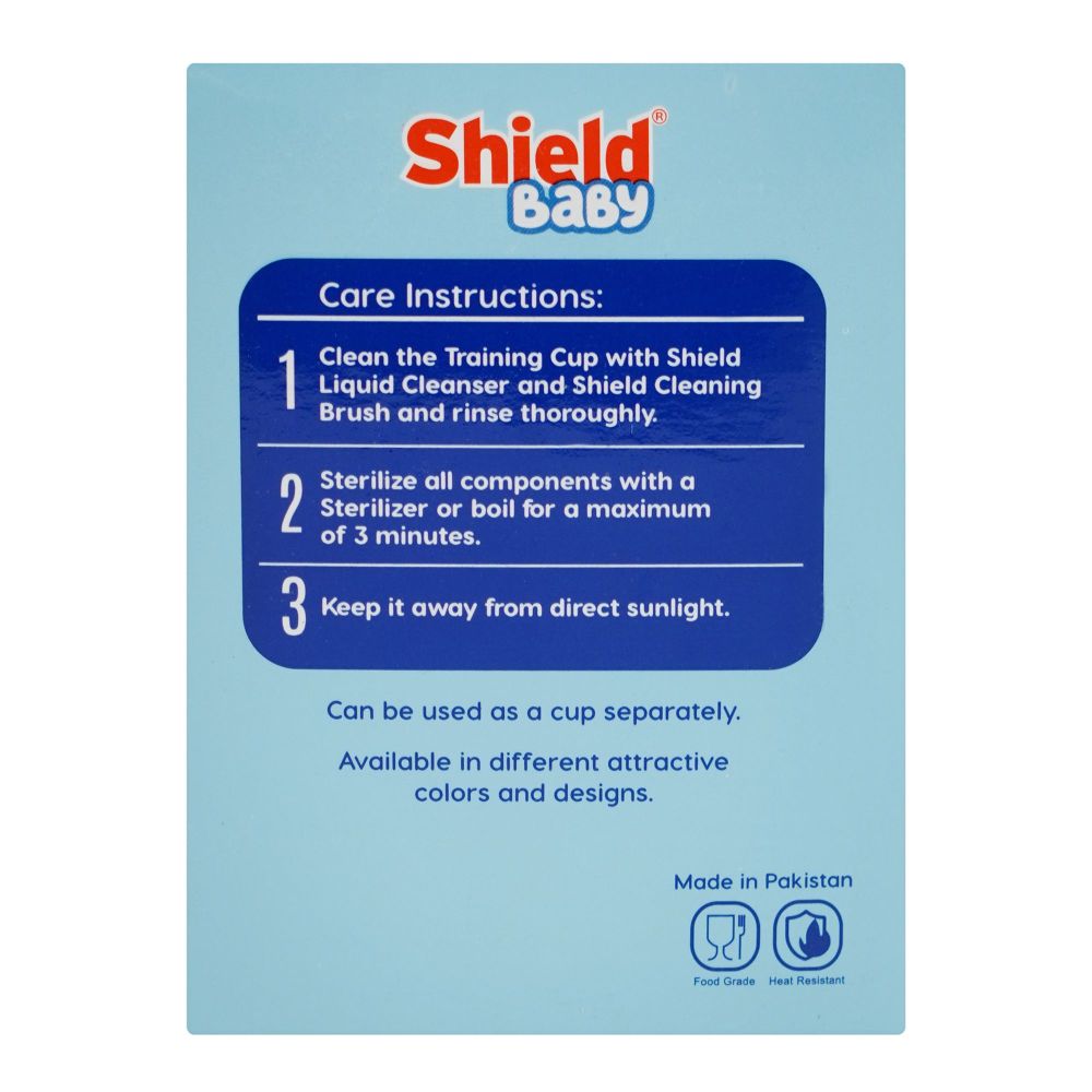Shield Baby Non-Spill Training Cup, For 12+ Months, 180ml, Assorted Colour - Image 6
