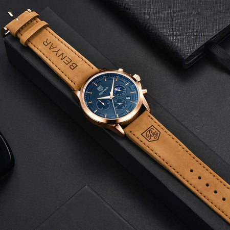 Benyar BY-5160 Moonphase Chronograph Watch Image 5