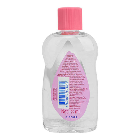 Johnson's Baby Oil, 125ml - Image 4