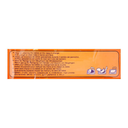 Susu Disposable Baby Wipes, Orange, 80-Pack - Image 4