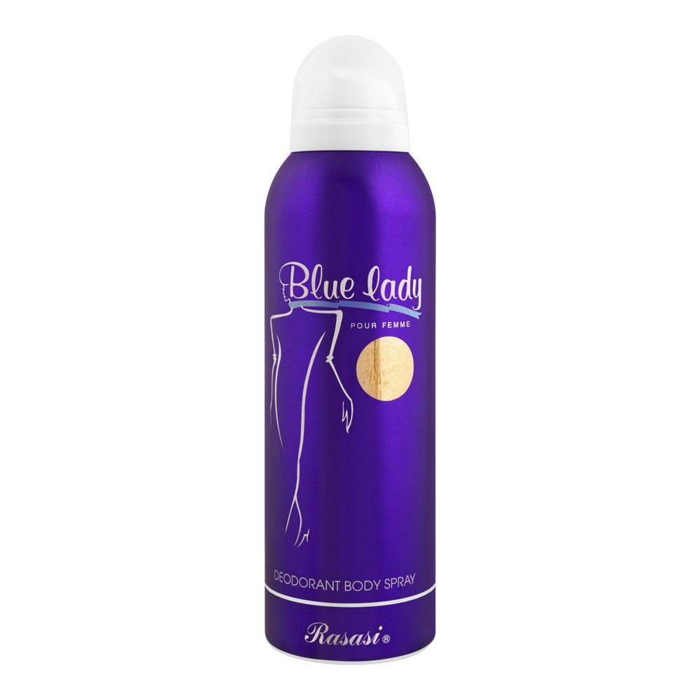 Rasasi Blue Lady Deodorant Body Spray For Women, 200ml - Main Image