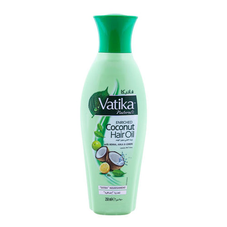 Dabur Vatika Enriched Coconut Hair Oil, Extra Nourishment 250ml - Image 2