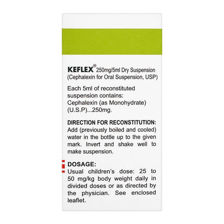 AGP Pharma Keflex Oral Suspension, 250mg/5ml, 60ml - Image 4