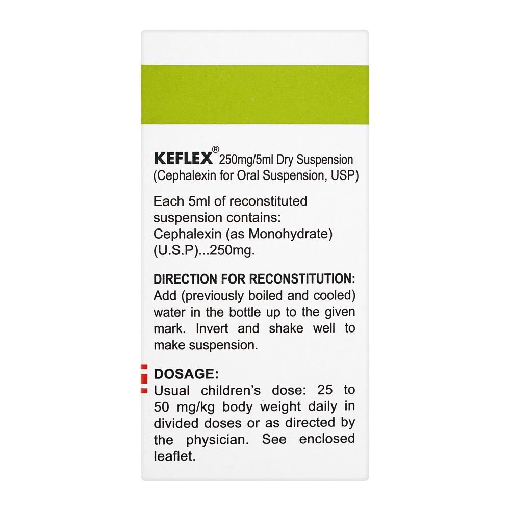 AGP Pharma Keflex Oral Suspension, 250mg/5ml, 60ml - Image 4