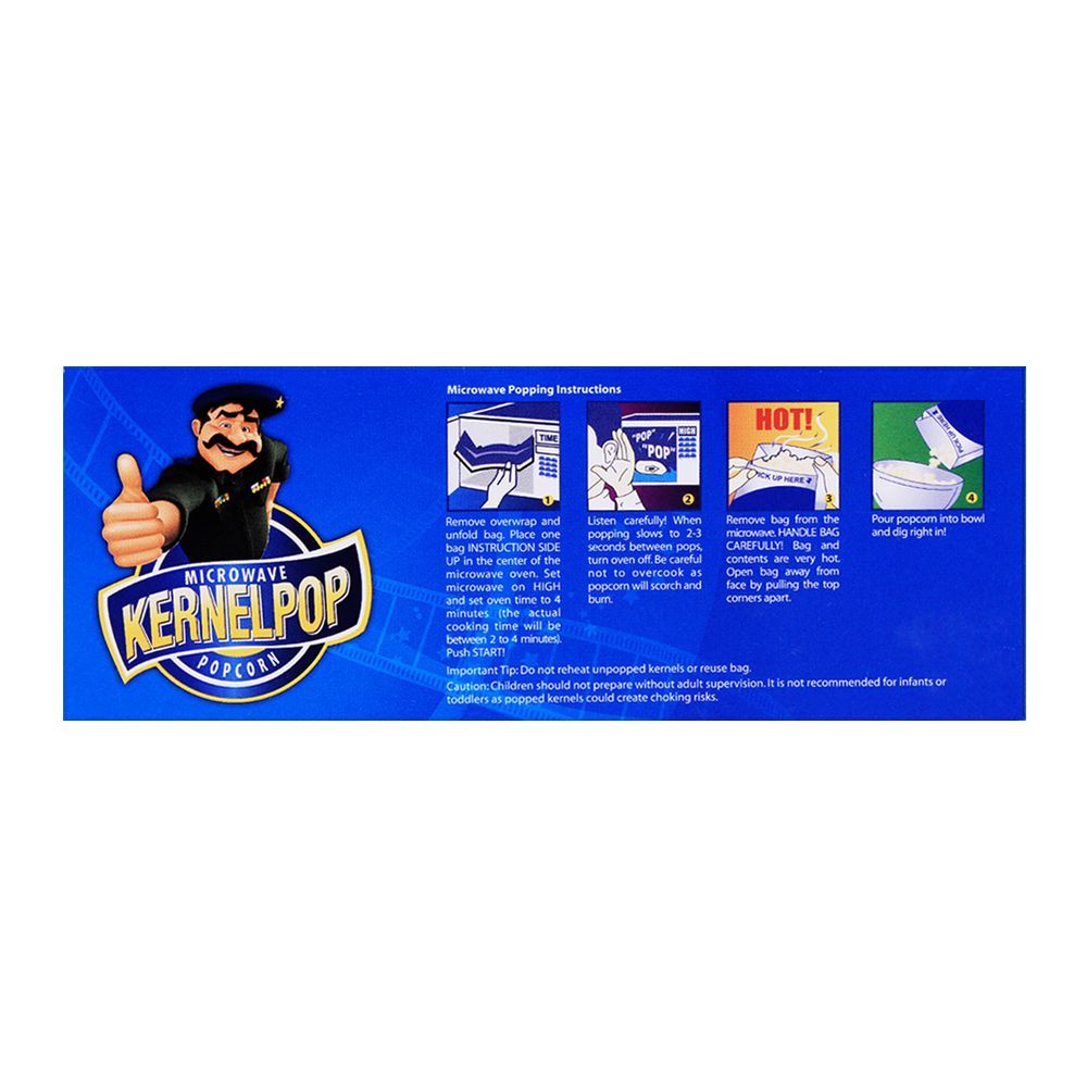 KernelPop Popcorn Cheese, 3 Packs x 90g - Image 2