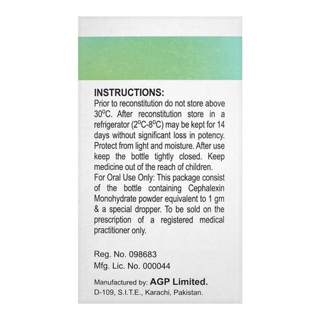 AGP Pharma Keflex Drops, 100mg/ml, 10ml - Image 4