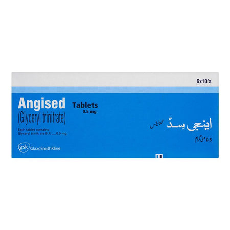 GSK Angised Tablet, 0.5mg, 1-Strip - Image 2