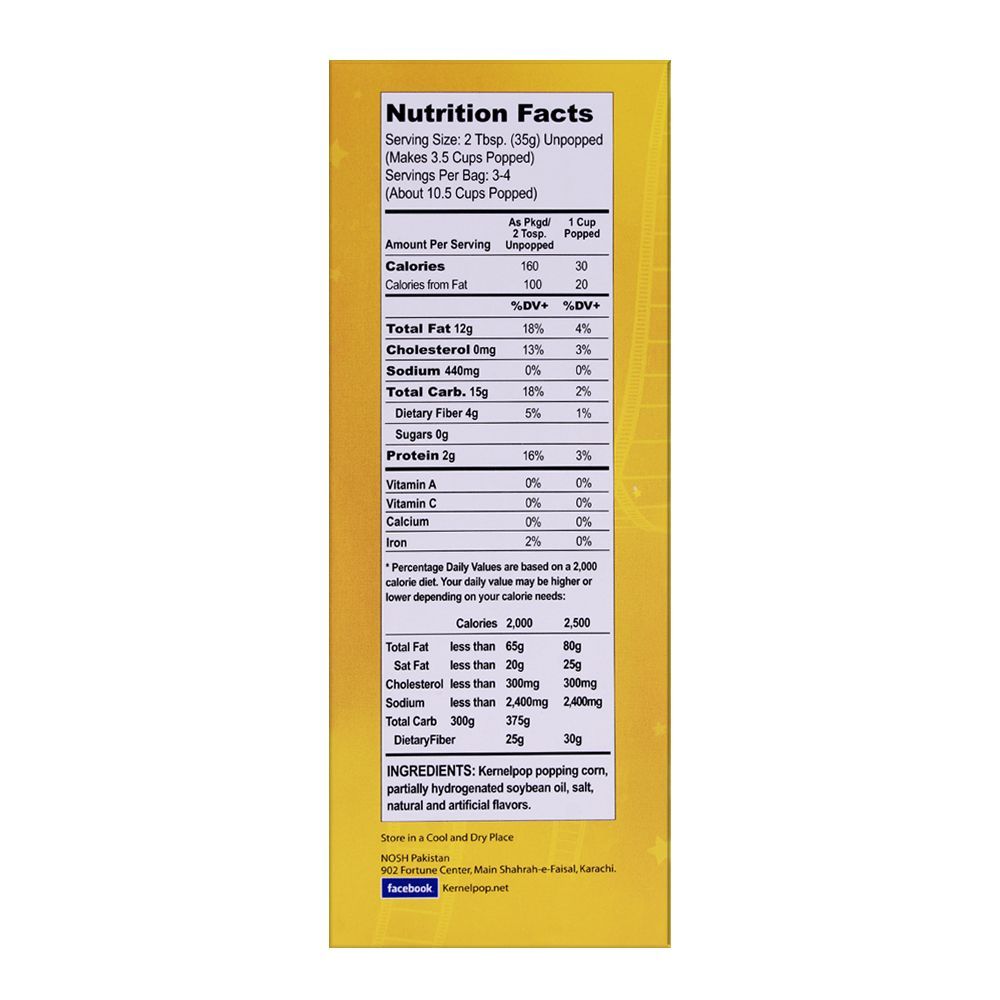 KernelPop Popcorn Butter, 3 Packs x 90g - Image 3