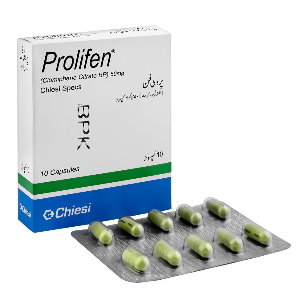 Chiesi Pharmaceuticals Prolifen Capsule, 50mg, 10-Pack - Main Image