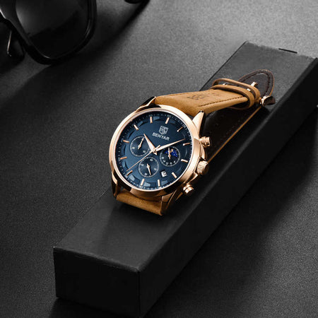 Benyar BY-5160 Moonphase Chronograph Watch Image 3